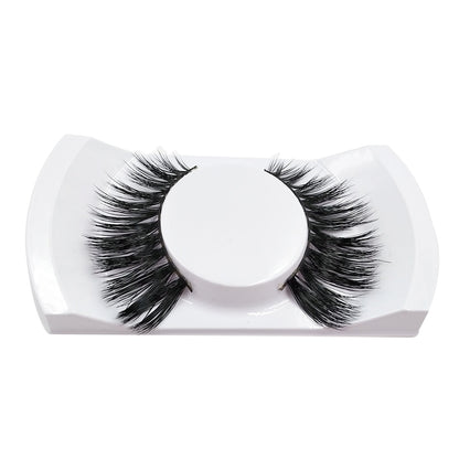 Wispy Volume Long False Eyelashes Women Theatrical Makeup Real Mink Hair 3D Fake Lashes Full Strip Lashes